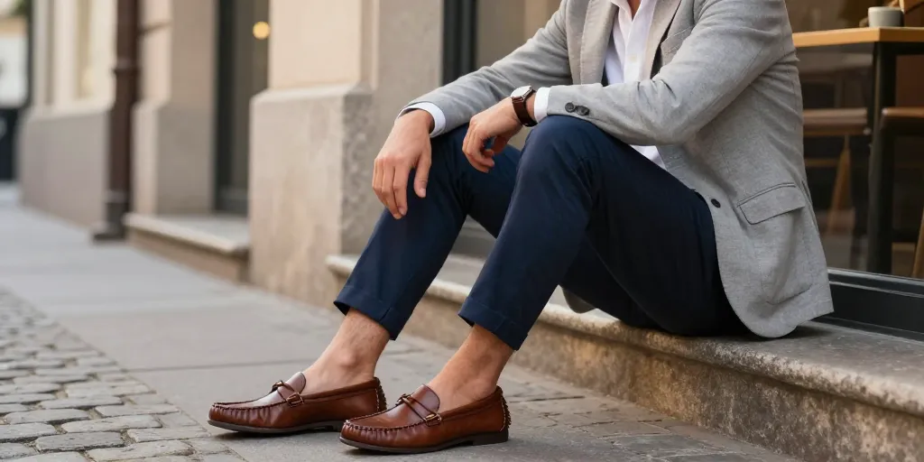 comment porter mocassin homme