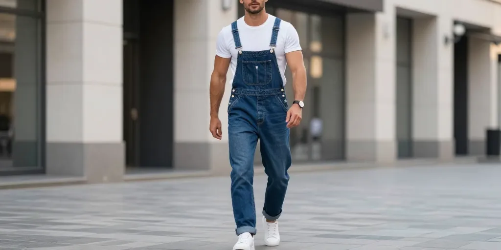 salopette homme style